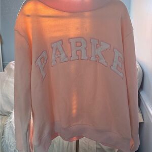 Pink Sweatshirt with PARKER Logo